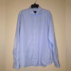 A Hackett long sleeve slim fit button-down men's shirt in a size 3XL.